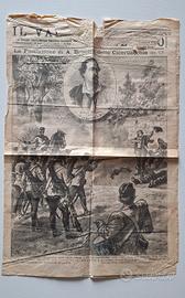 Raro Giornale Epoca 1895 - "Il Valore Italiano"