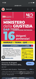 Manuale concorso 16 dirigenti penitenziari