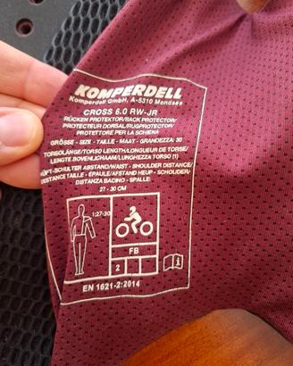 komperdell Cross Flex -cross 6.0 RW-JR-paraschiena
