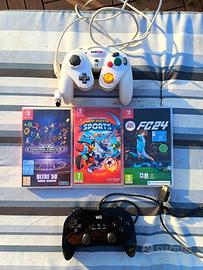 controller Wii e GameCube, videogiochi Wii,switch