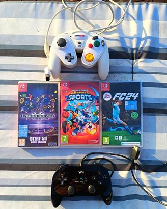 controller Wii e GameCube, videogiochi Wii,switch