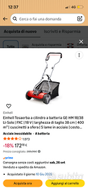 Tosaerba elettrico senza fili