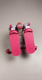 Mini Stepper Compatto Fitness Domyos Rosa/Grigio