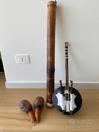 Strumenti musicali etnici da collezione