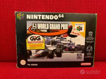 F-1 WORLD GRAND PRIX - NINTENDO 64 - COMPLETO