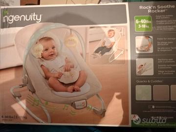 Sdraietta neonati vibra e suoni