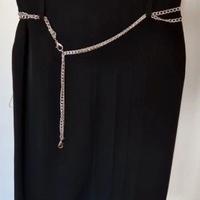 Gonna nera tubino taglia 42 Carmarina