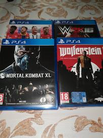 Gioco PS4 Until Dawn, Mortal Kombat XL,Wolfenstei
