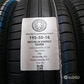2 gomme 195 55 16 michelin a41724