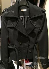 Cappotto giacca donna nero taglia S Made in italy