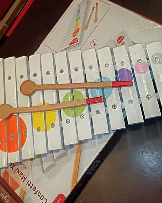 Janod Xilofono Djeco + Cubi gioco bambini 12+ mesi