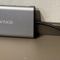 VaKo 12 Ports Docking Station Multiport USB C Hub