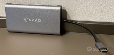 VaKo 12 Ports Docking Station Multiport USB C Hub