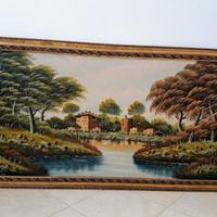 Quadro Antico olio su tela