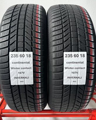 2 gomme 235 60 18 CONTINENTAL INVERNALI