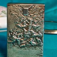 Vintage matchbox holder / vesta case
-Denmark