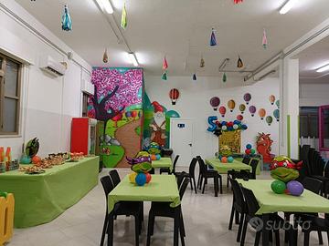 Ludoteca, sala feste, baby parking bambini