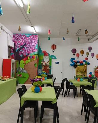 Ludoteca, sala feste, baby parking bambini