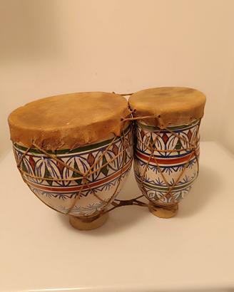 tamburello in ceramica doppio 