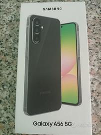 Smartphone Samsung Galaxy A56 5G con finitura nera
