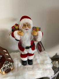 Babbo natale con sacco decorazione natalizia