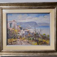 VINCENZIO LARICCHIA - SPLENDIDO DIPINTO  - SCORCIO