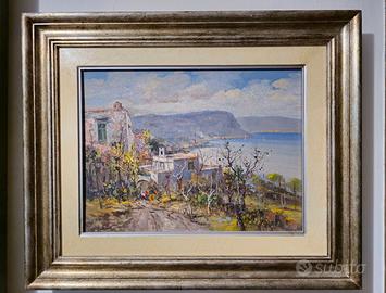 VINCENZIO LARICCHIA - SPLENDIDO DIPINTO  - SCORCIO