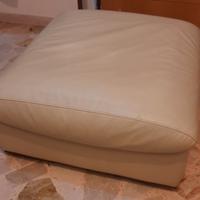 NUOVISSIMO pouf poggiapiedi in similpelle 80x80x40