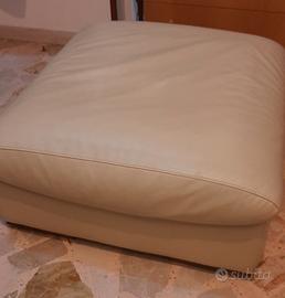 NUOVISSIMO pouf poggiapiedi in similpelle 80x80x40