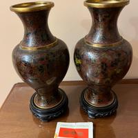 Vasi cinesi con manifattura Cloisonne