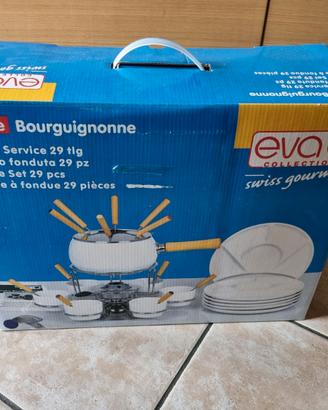 Kit per fonduta e bouguignonne EVA Collection Blu