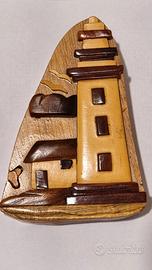 scatola in legno con area segreta