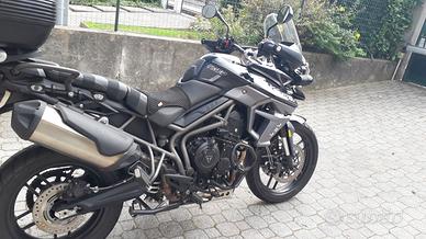 Triump Tiger 800 xrx tenuto da vetrina!
