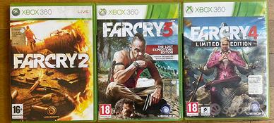serie Farcry per xbox360 2-3-4
