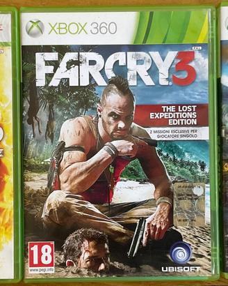 serie Farcry per xbox360 2-3-4