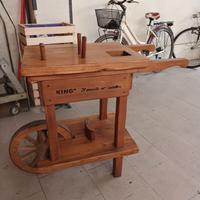 Carrello in legno