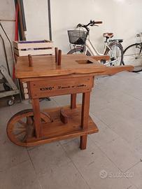 Carrello in legno