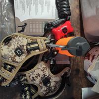 Pettorina cane tg L+borraccia+porta sacchetti 