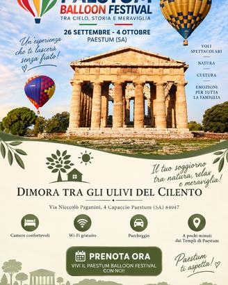 Paestum Cilento B&B casa x vacanza vicino al mare