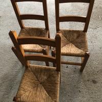 Sedie in rovere