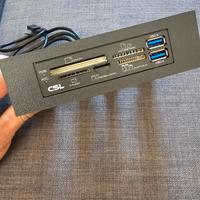 CSL  Hub Lettore schede e usb 3.0 interno