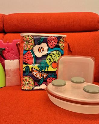 BORSA TERMICA + 2 MATTONELLE GHIACCIO