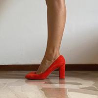 Scarpe con tacco Luciano padovan rosse tg. 39