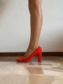 Scarpe con tacco Luciano padovan rosse tg. 39