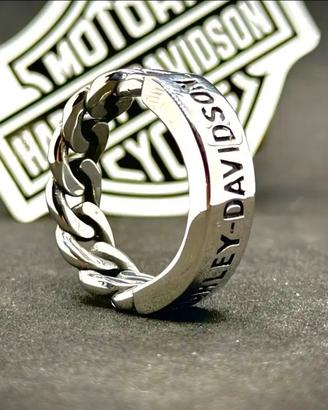 Anello harley davidson fedina intrecciata 