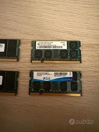 Lotto RAM DDR2 Laptop