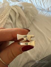 GUCCI Anello Chiodo Argento 925 – Taglia 20