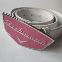 cintura Richmond in vera pelle 