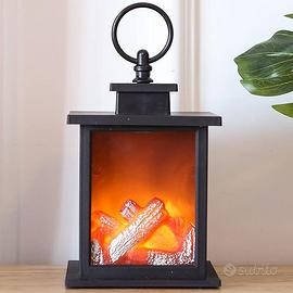 Lanterna decorativa a fiamma dinamica LED