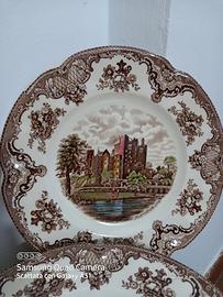 6 piatti JohnsonBros England, Old Britain Castles